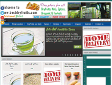 Tablet Screenshot of bestdryfruits.com